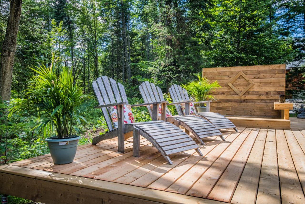 Chalet Chevreuil Zen Lac-Supérieur Extérieur photo